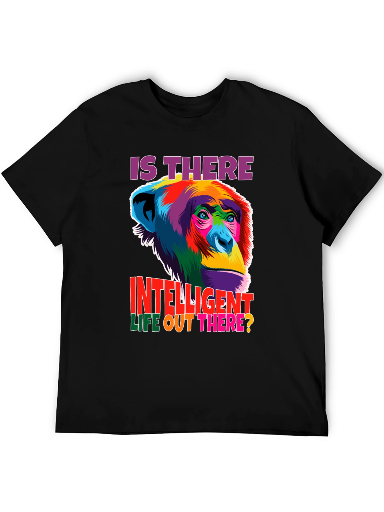 Intelligent Life Monkey Graphic T-Shirt