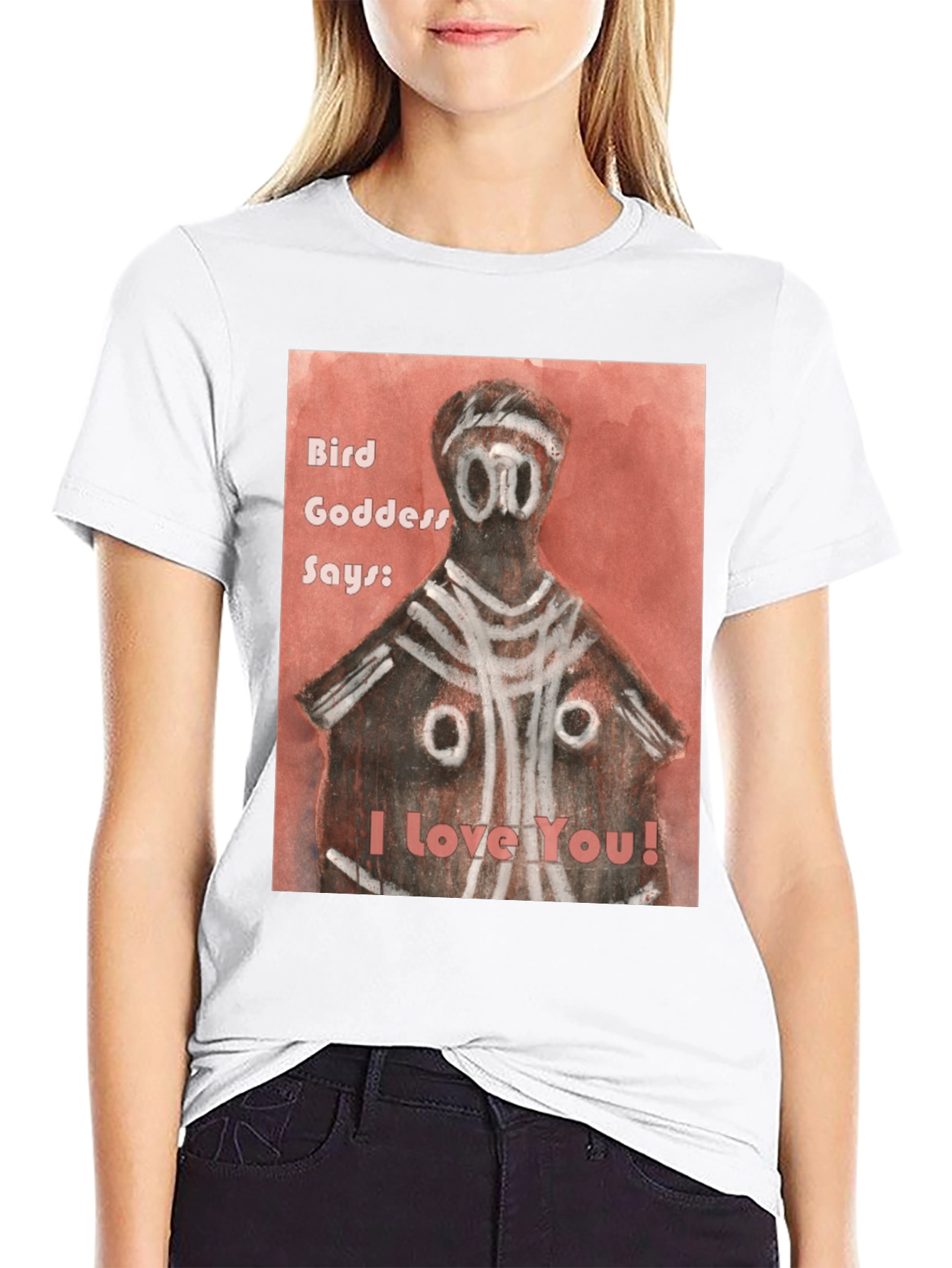 Bird Goddess Says I Love You T-Shirt