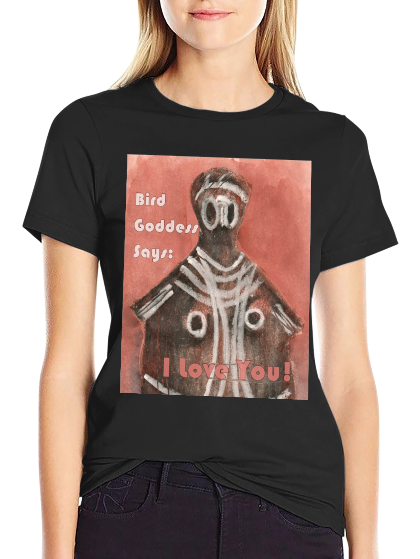 Bird Goddess Says I Love You T-Shirt
