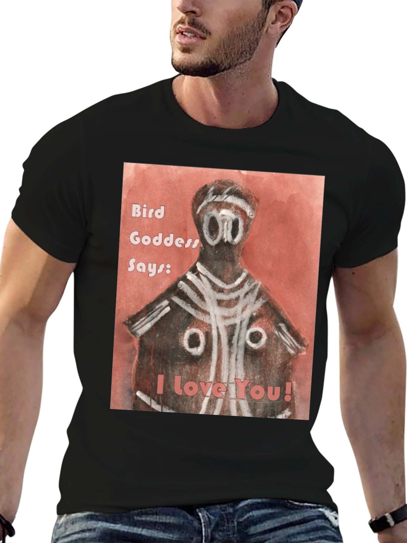 Bird Goddess Says I Love You T-Shirt