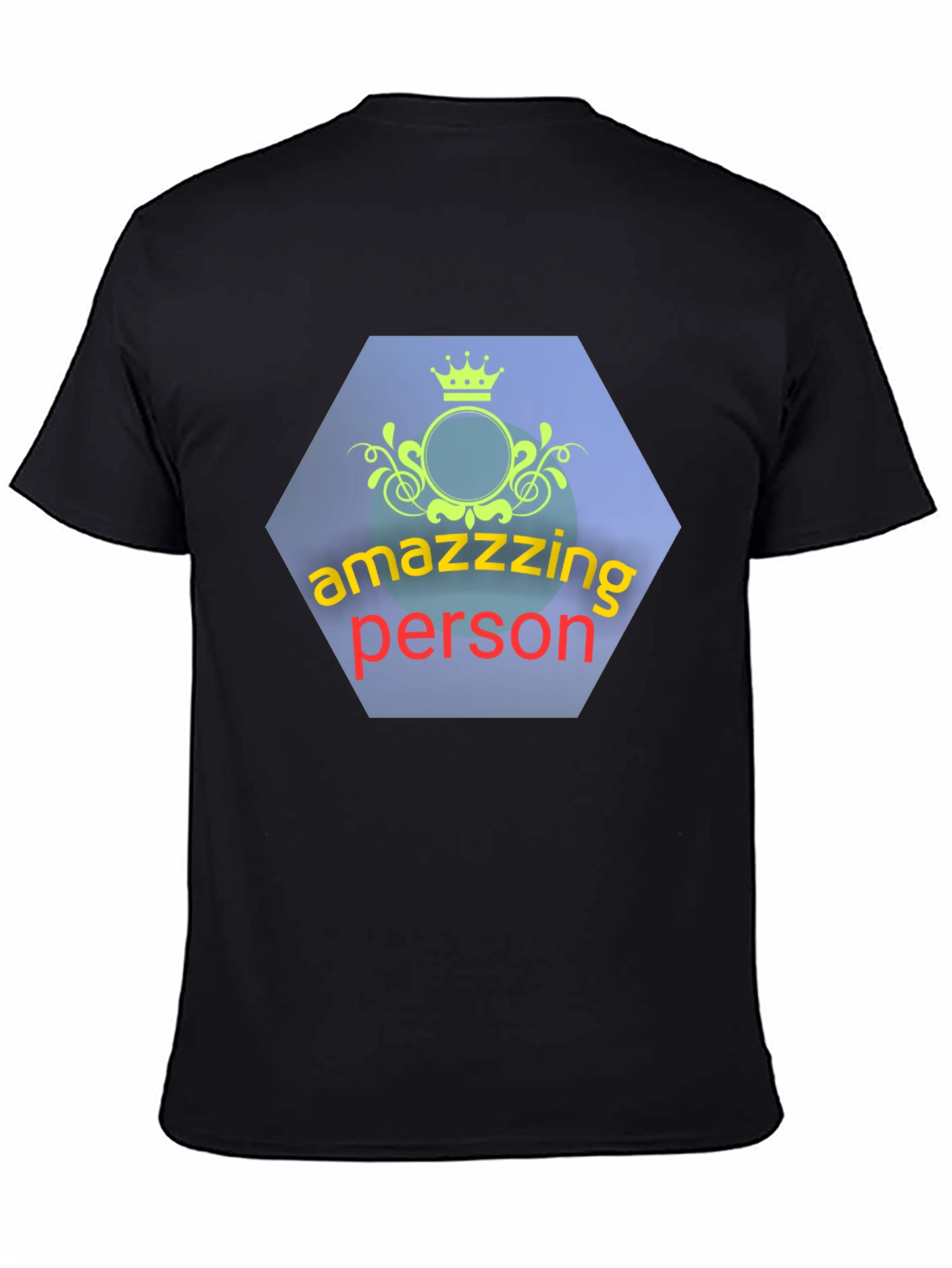 Amazzzing Person Graphic Tee - Black