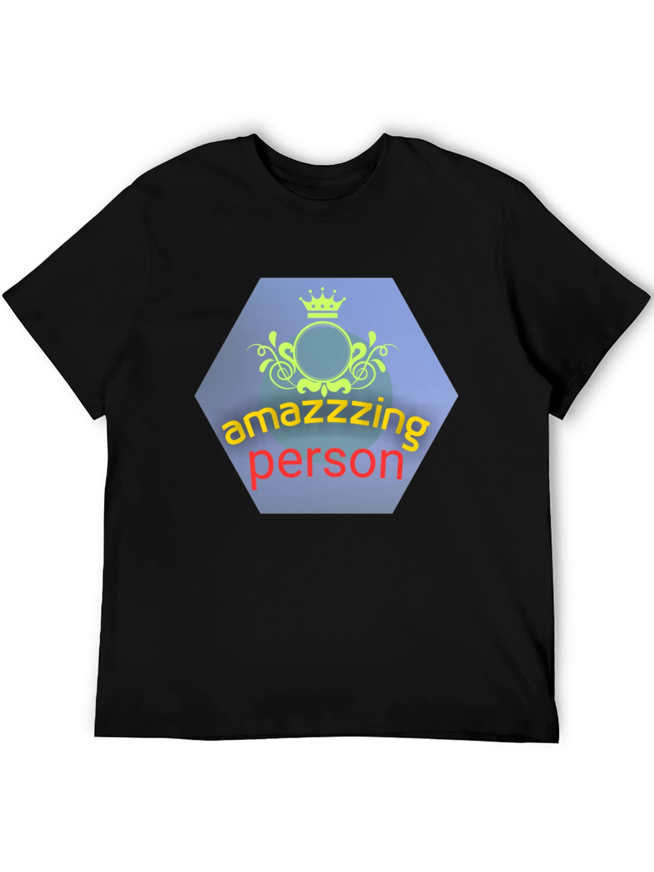 Amazzzing Person Graphic Tee - Black