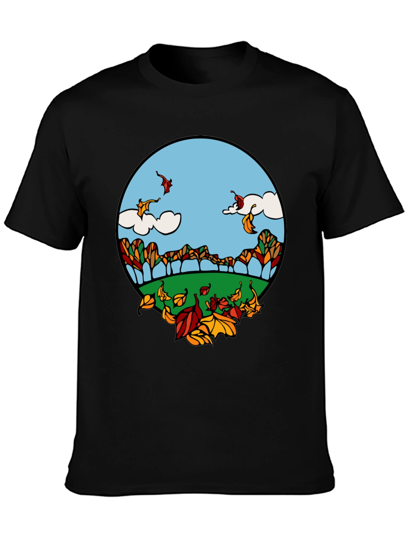 Autumn Landscape Graphic Tee