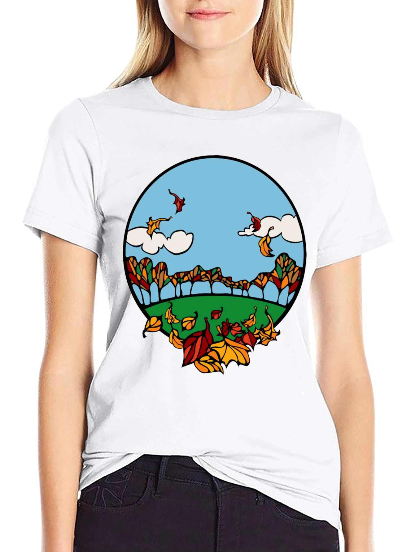 Autumn Landscape Graphic Tee
