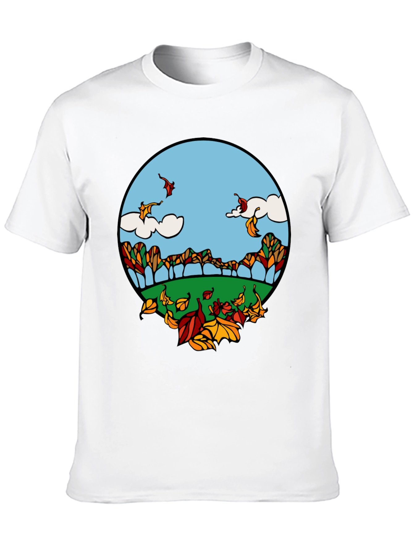 Autumn Landscape Graphic Tee