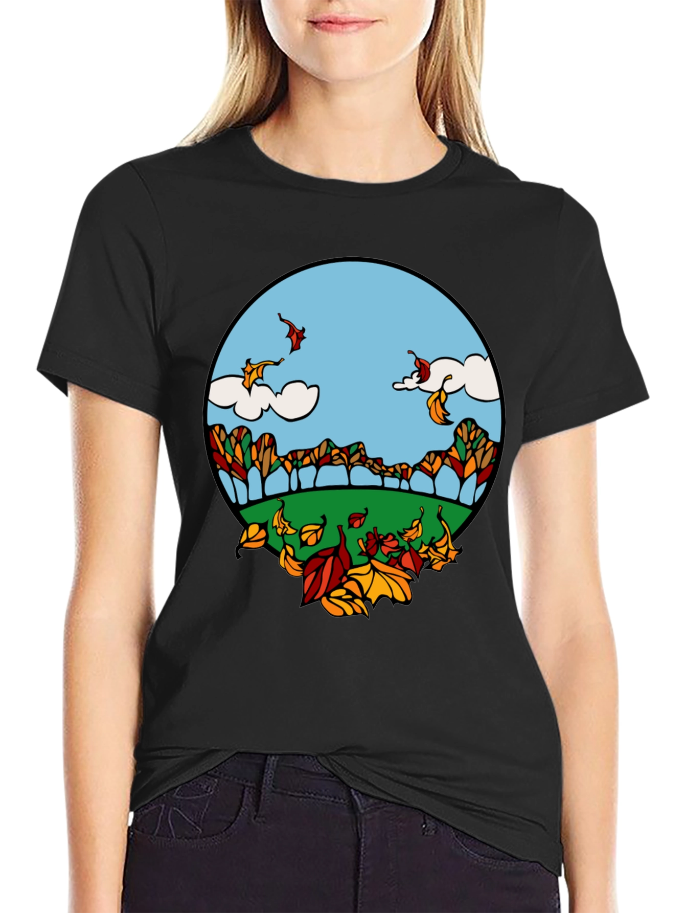 Autumn Landscape Graphic Tee