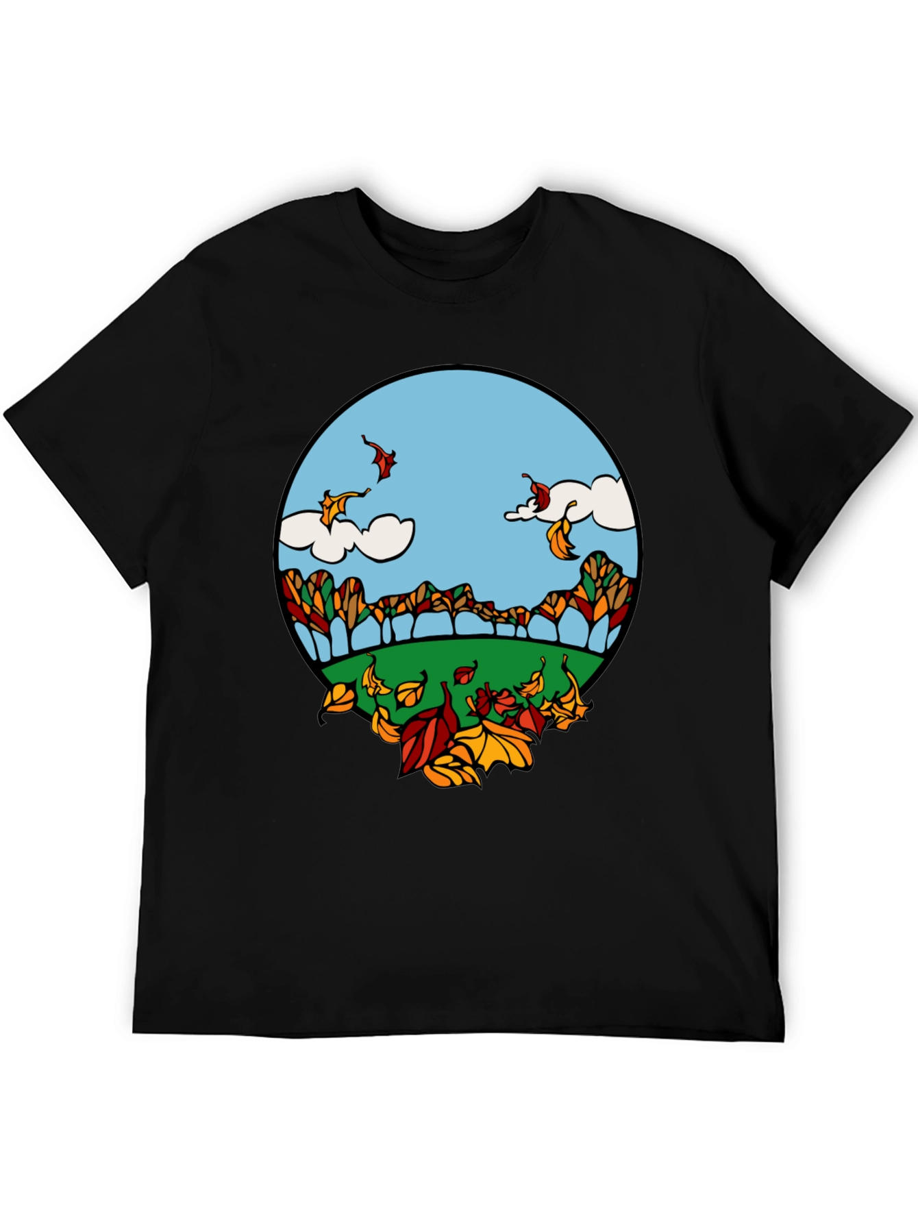 Autumn Landscape Graphic Tee