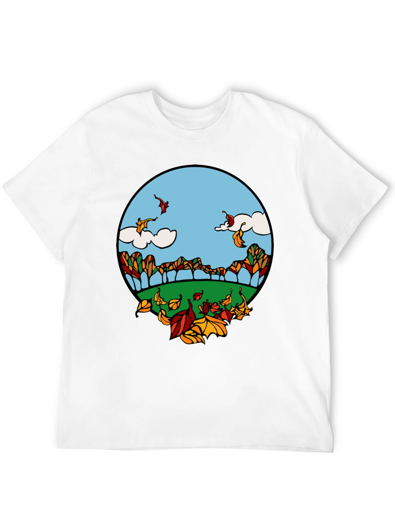 Autumn Landscape Graphic Tee