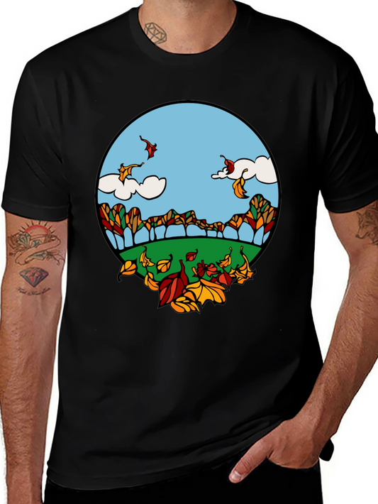 Autumn Landscape Graphic Tee