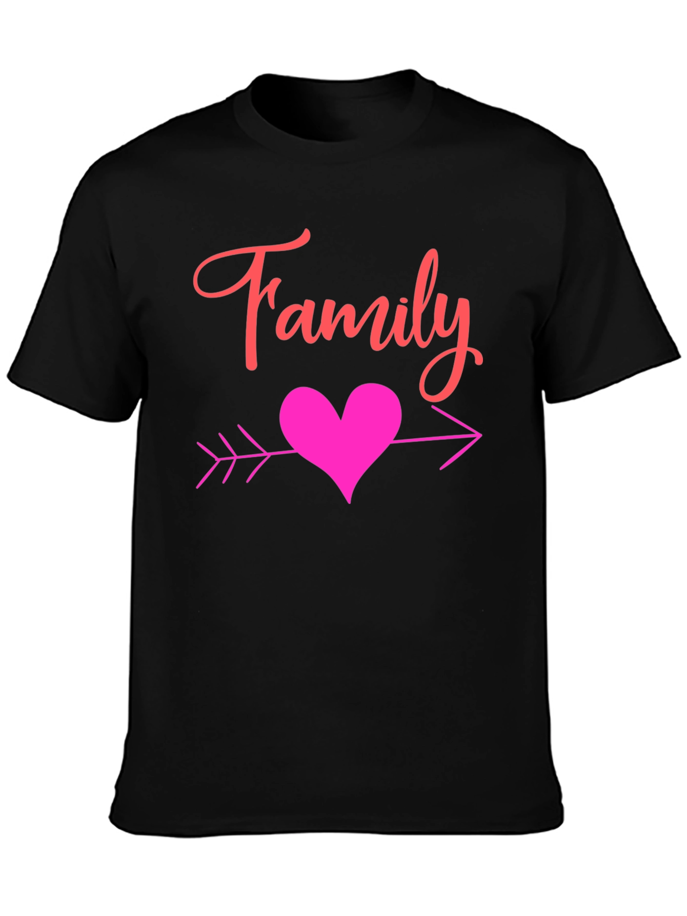 Family Heart Arrow Graphic Tee
