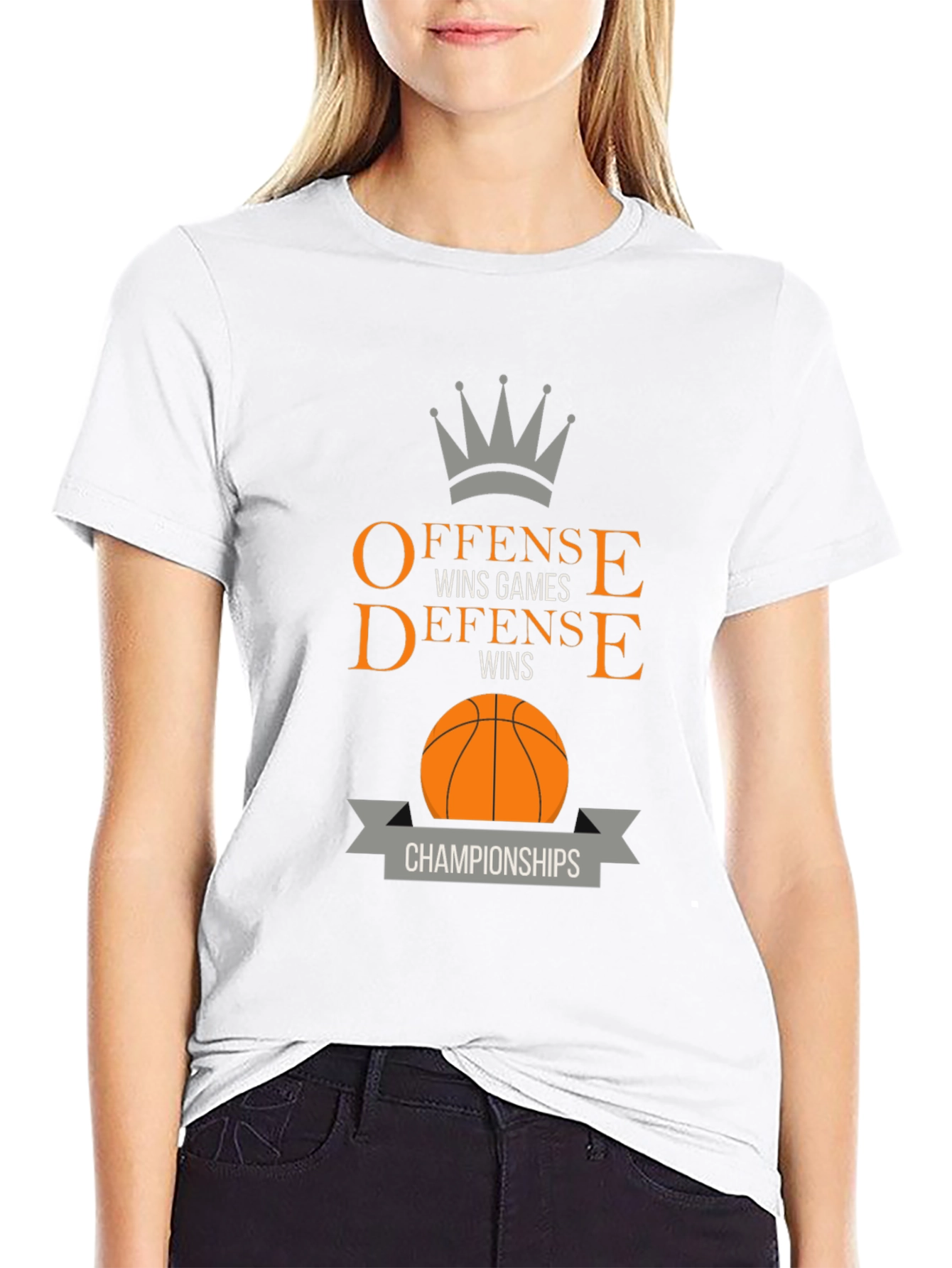 Offense Wins Games T-Shirt - Basketball Champs