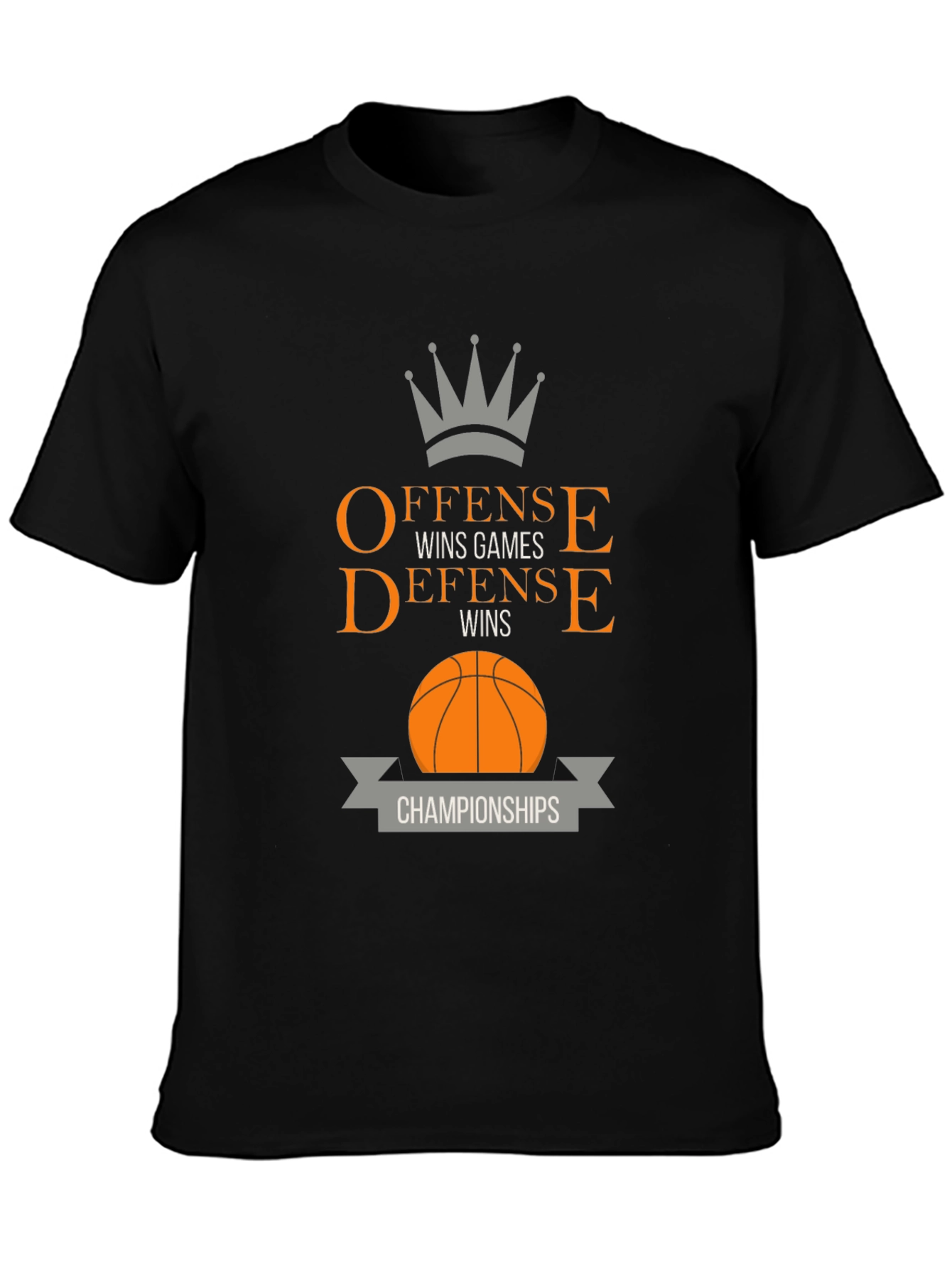 Offense Wins Games T-Shirt - Basketball Champs
