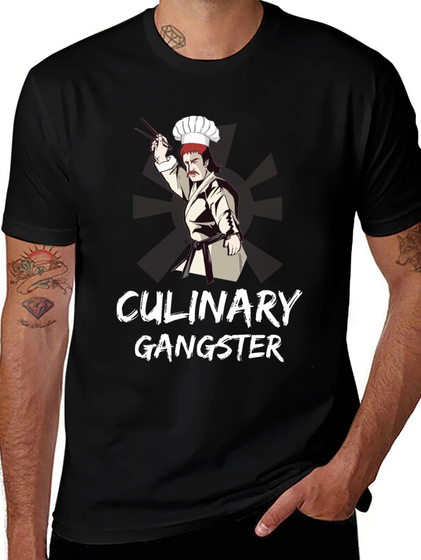 Culinary Gangster Black T-Shirt