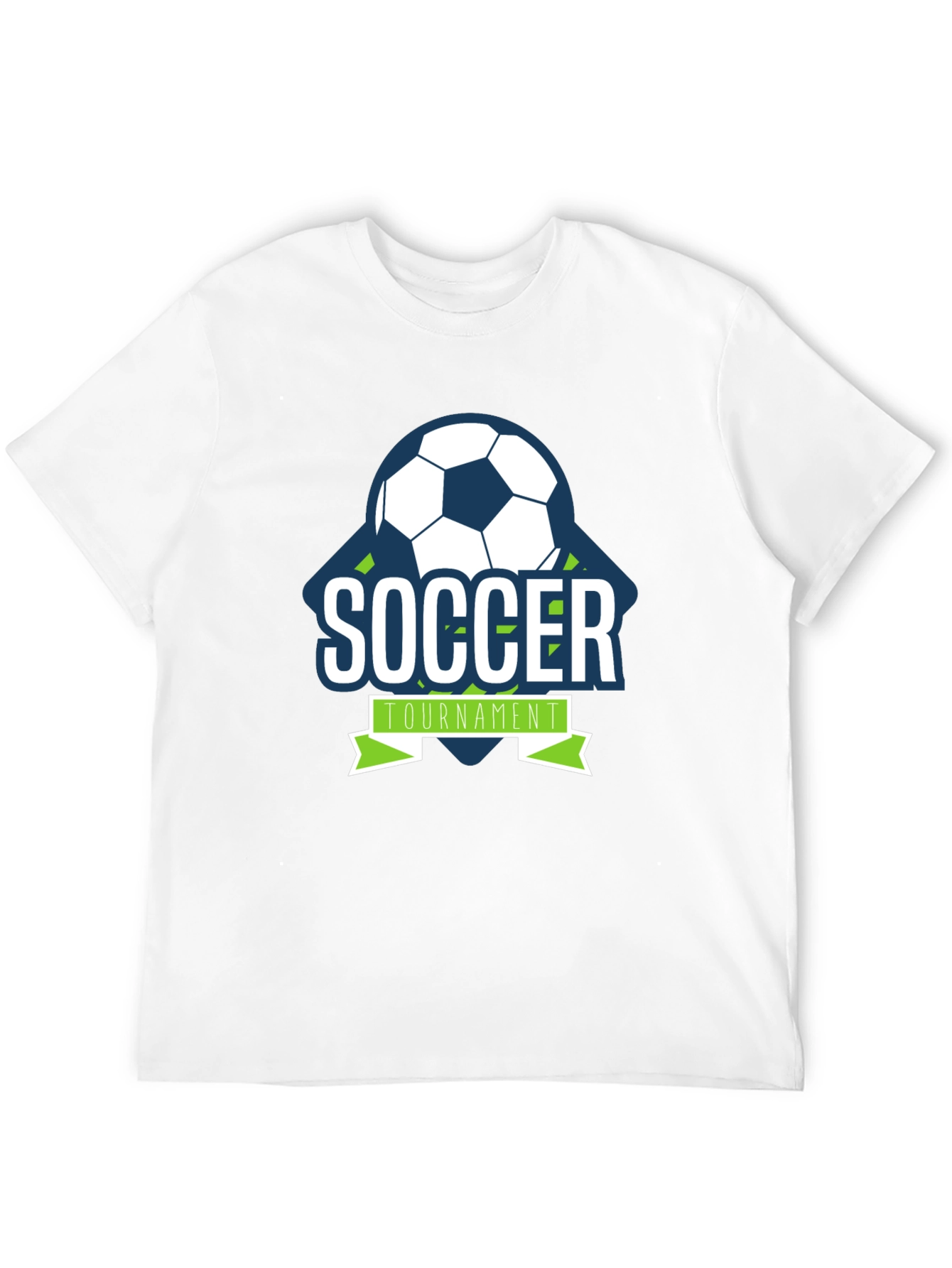 Soccer Tournament Graphic Tee - Black Short Sleeve
