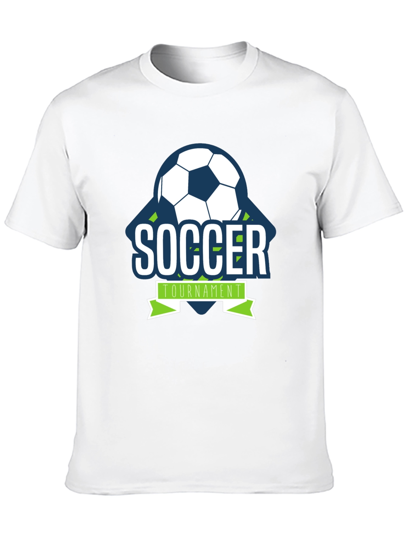 Soccer Tournament Graphic Tee - Black Short Sleeve