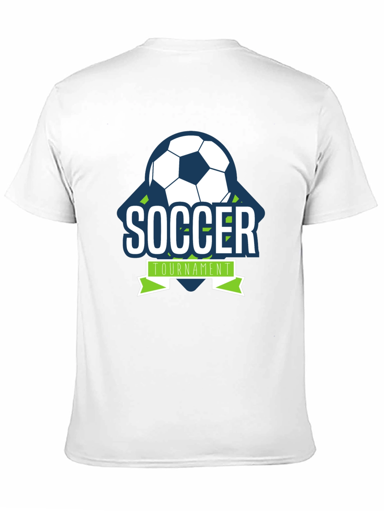 Soccer Tournament Graphic Tee - Black Short Sleeve