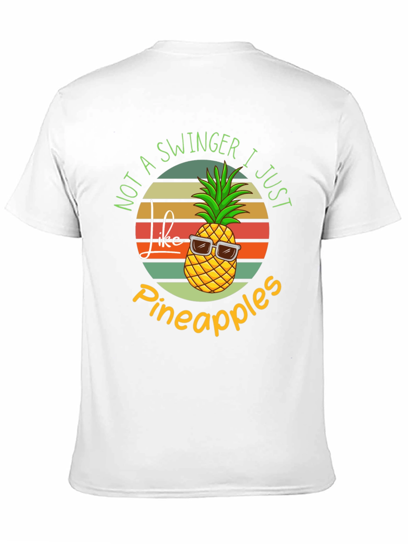 Funny Pineapple Graphic T-Shirt
