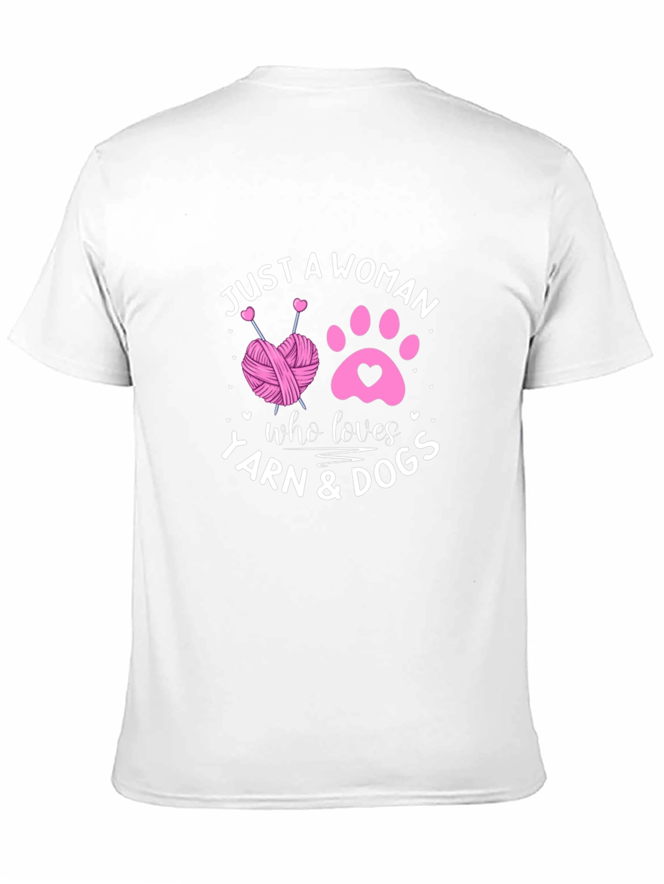Just A Woman Who Loves Yarn & Dogs T-Shirt
