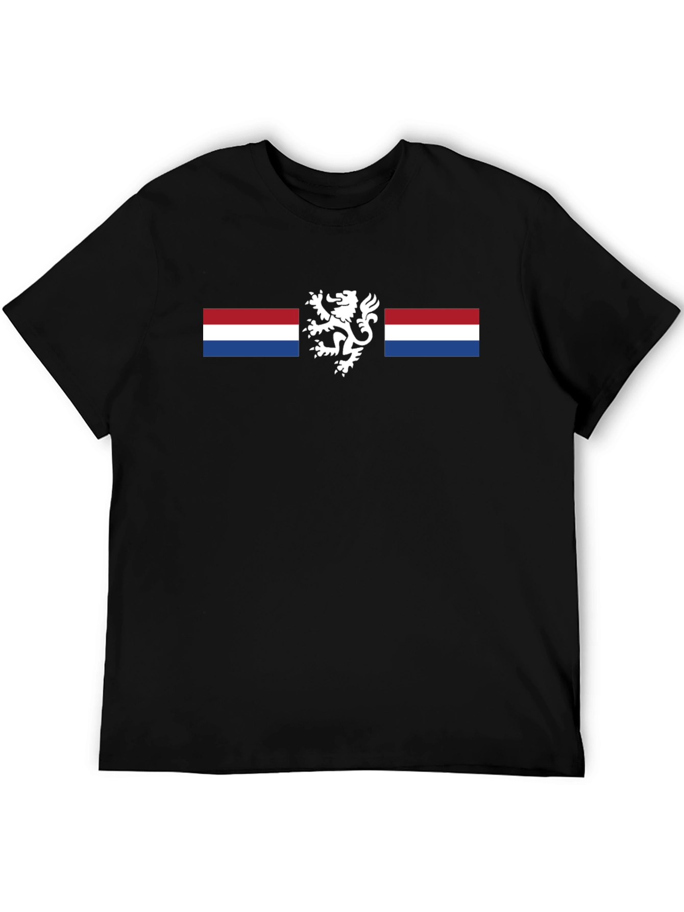 Netherlands Lion Black T-Shirt