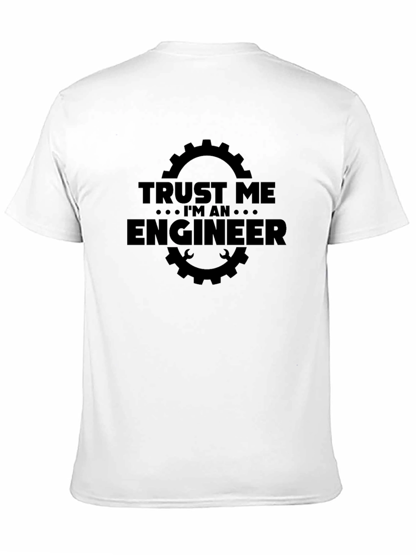 Trust Me Im An Engineer Black T-Shirt