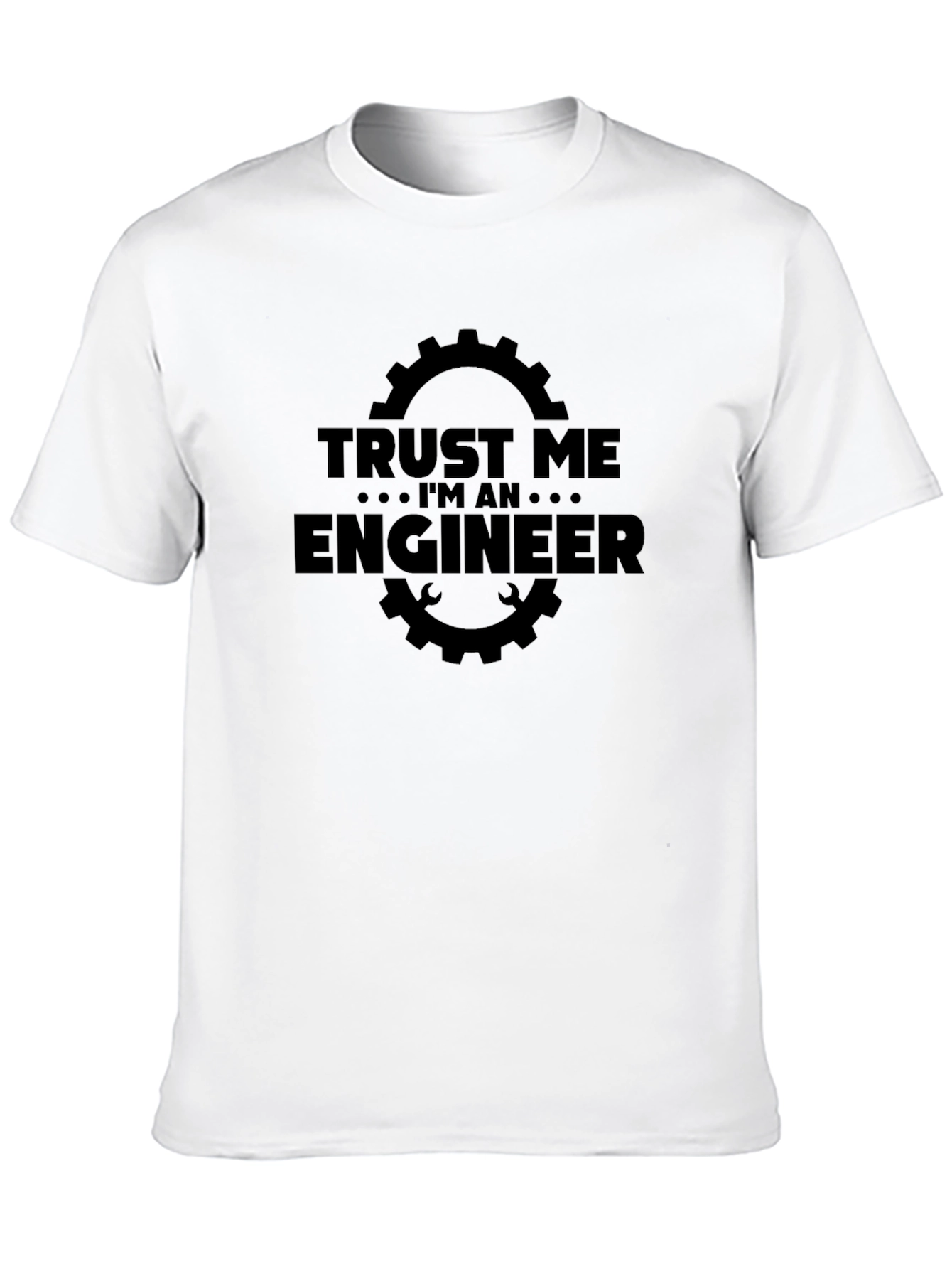 Trust Me Im An Engineer Black T-Shirt