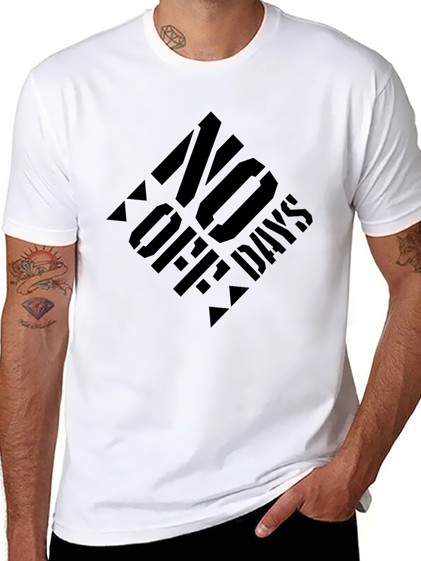 No Off Days Black T-Shirt