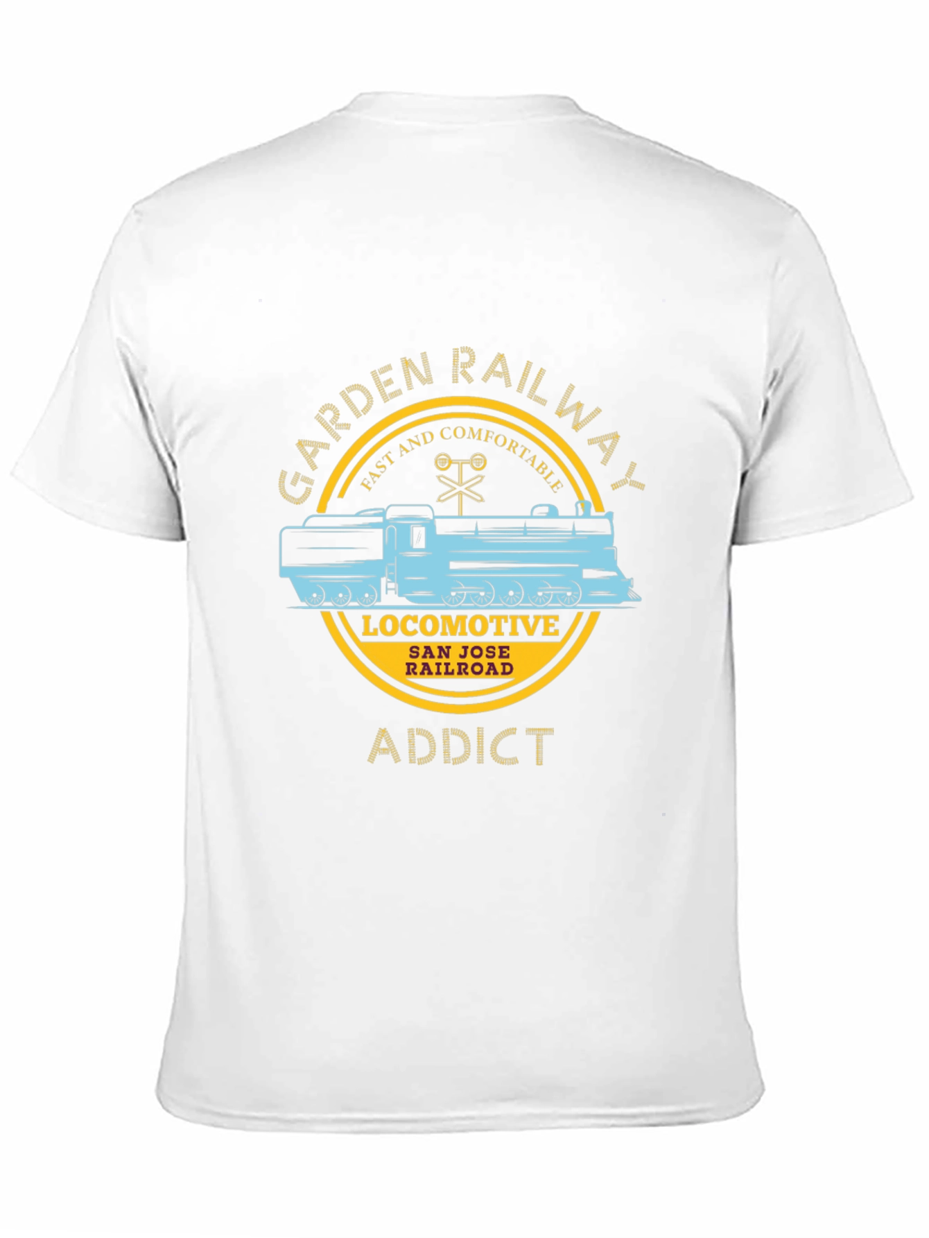 Garden Railway Locomotive Addict T-Shirt