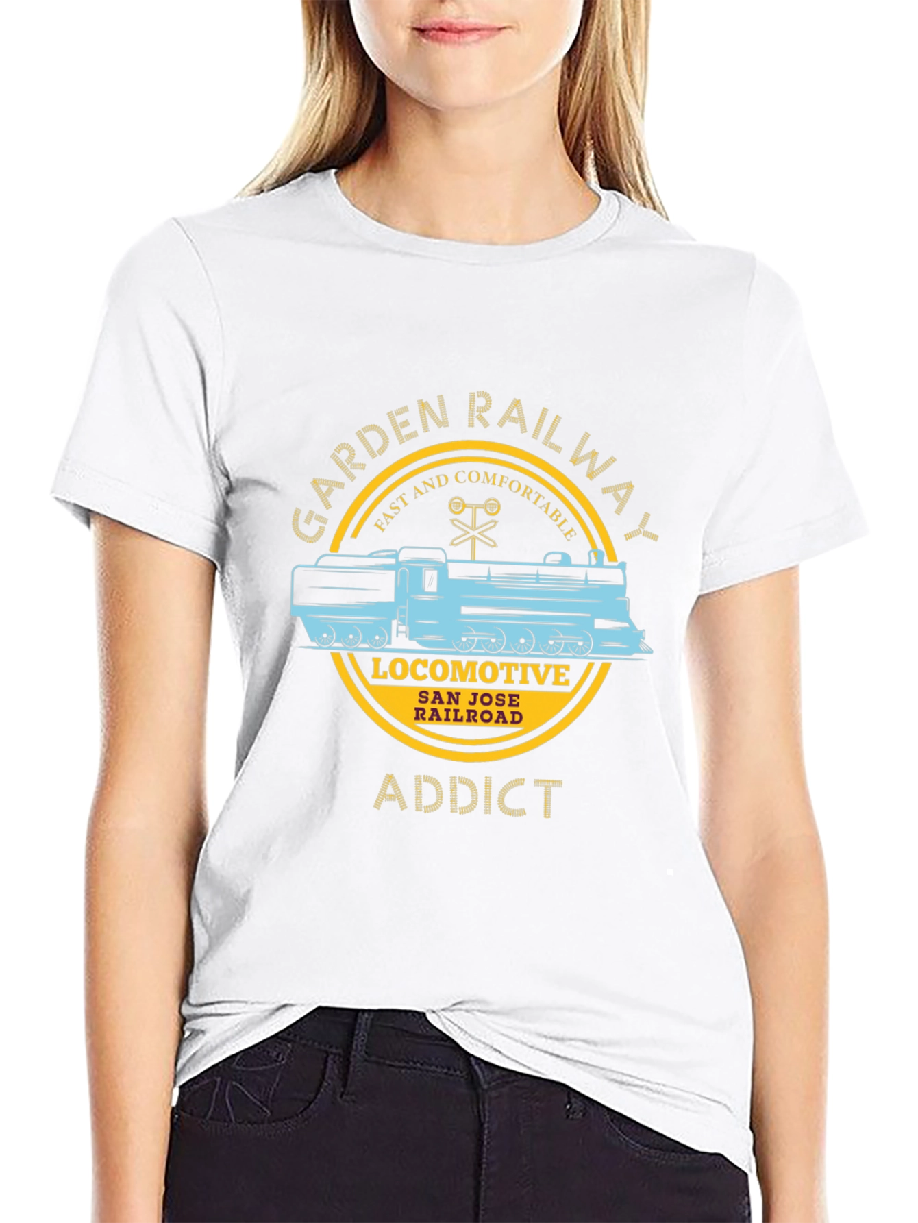 Garden Railway Locomotive Addict T-Shirt