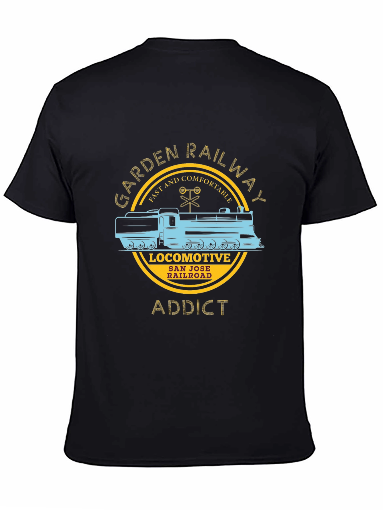 Garden Railway Locomotive Addict T-Shirt