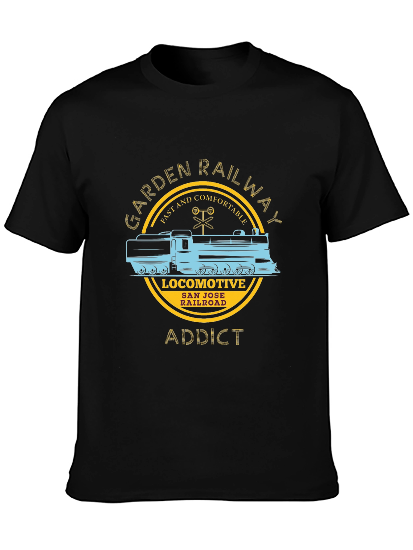 Garden Railway Locomotive Addict T-Shirt