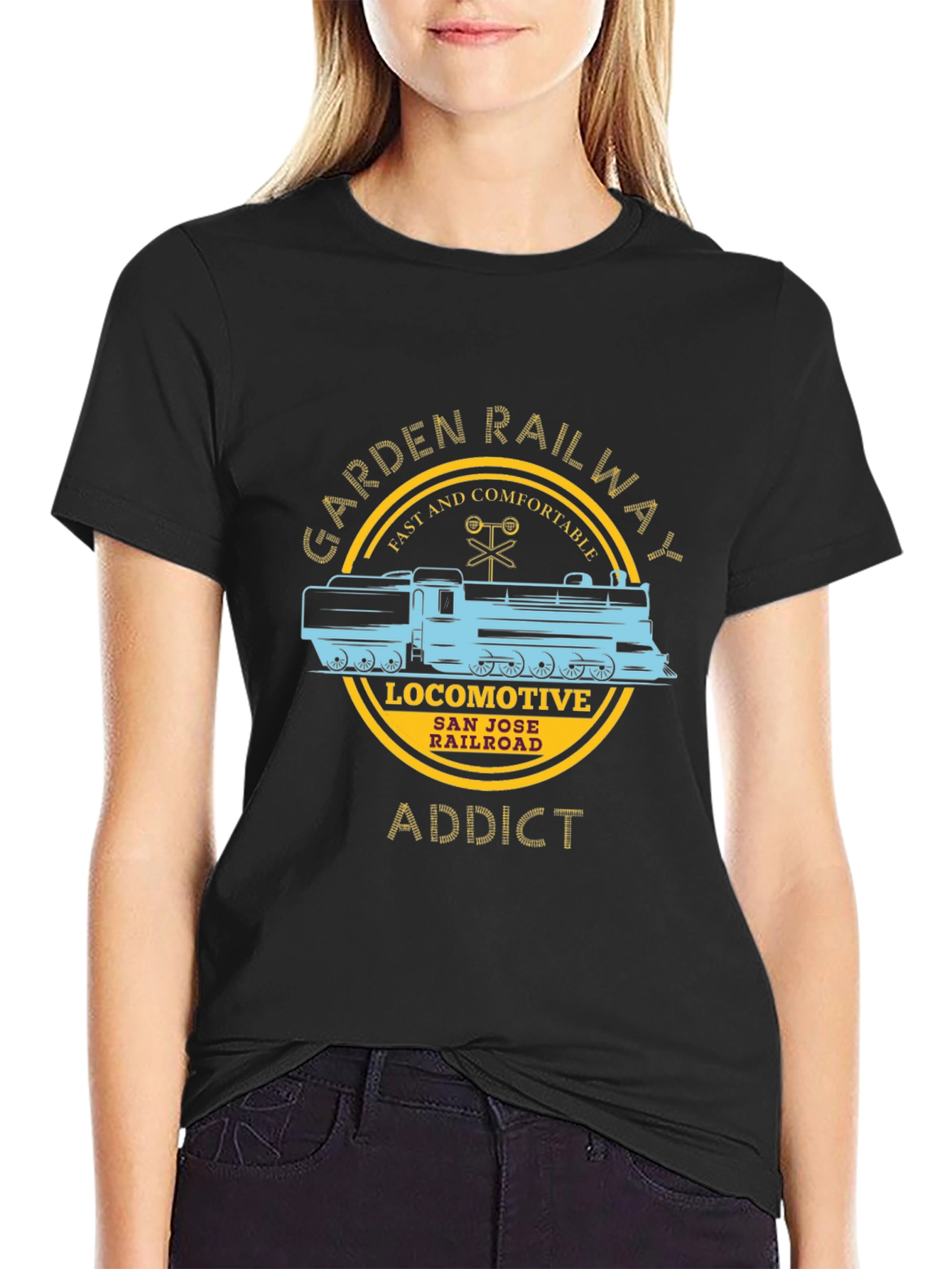 Garden Railway Locomotive Addict T-Shirt