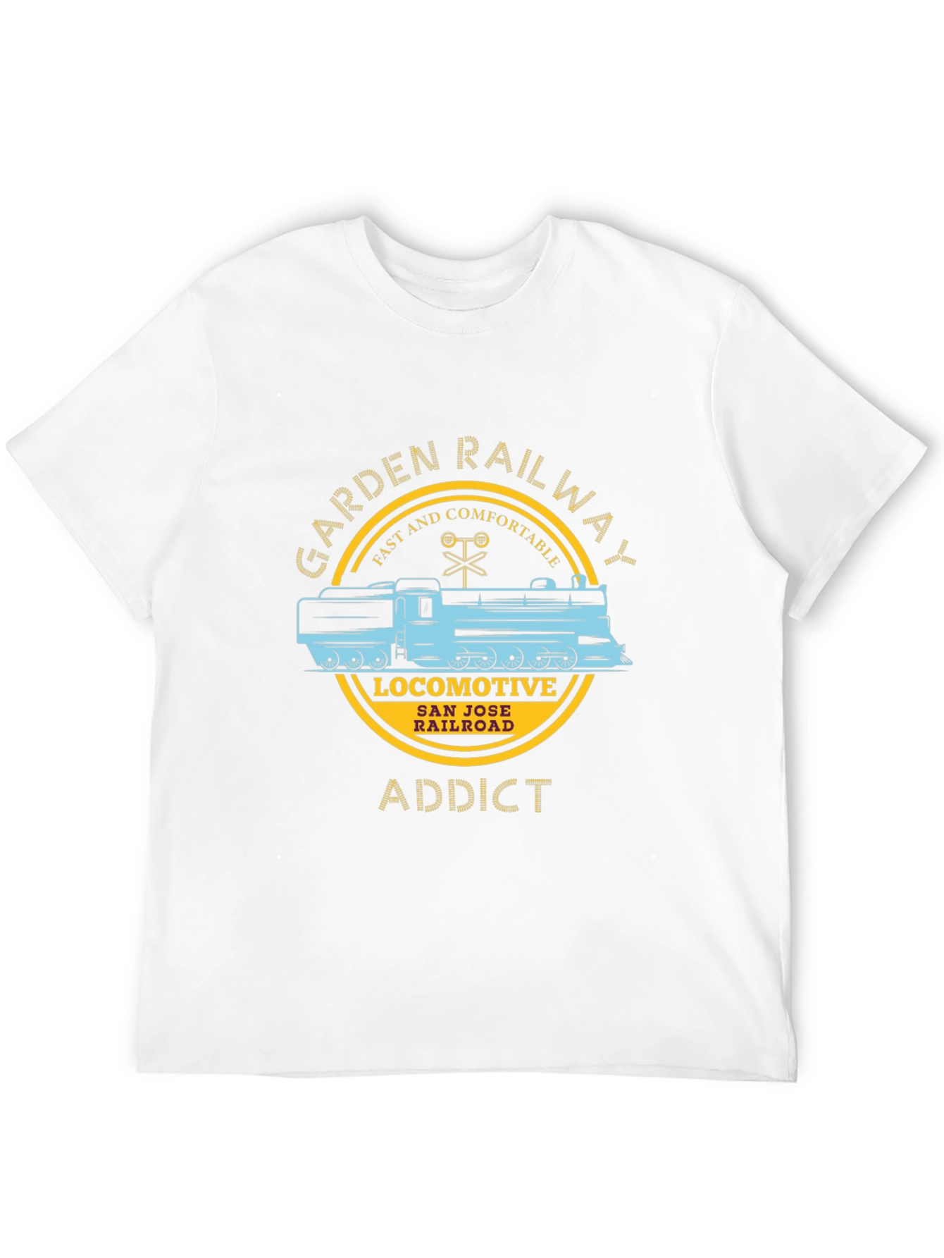 Garden Railway Locomotive Addict T-Shirt