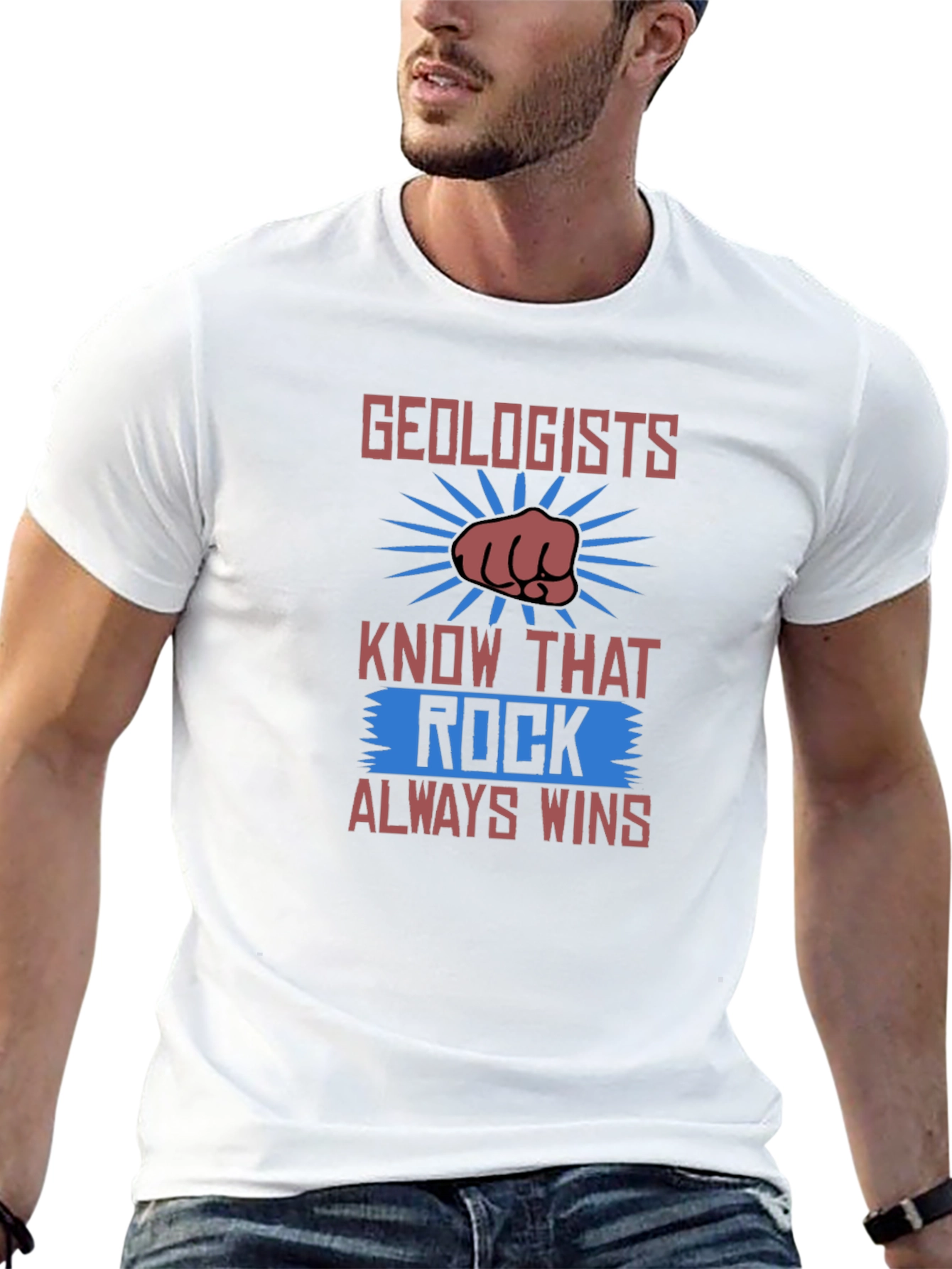 Geologists Rock T-Shirt - Always Wins Design!