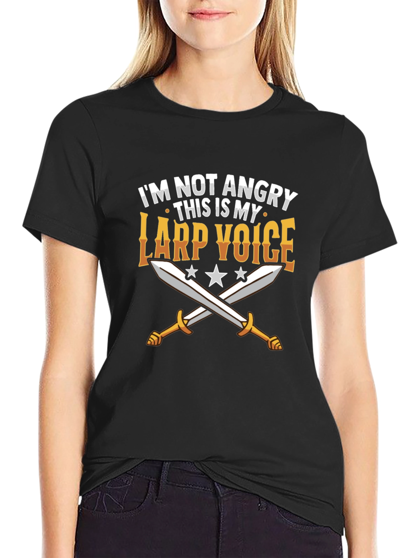 LARP Voice T-Shirt - Not Angry Design