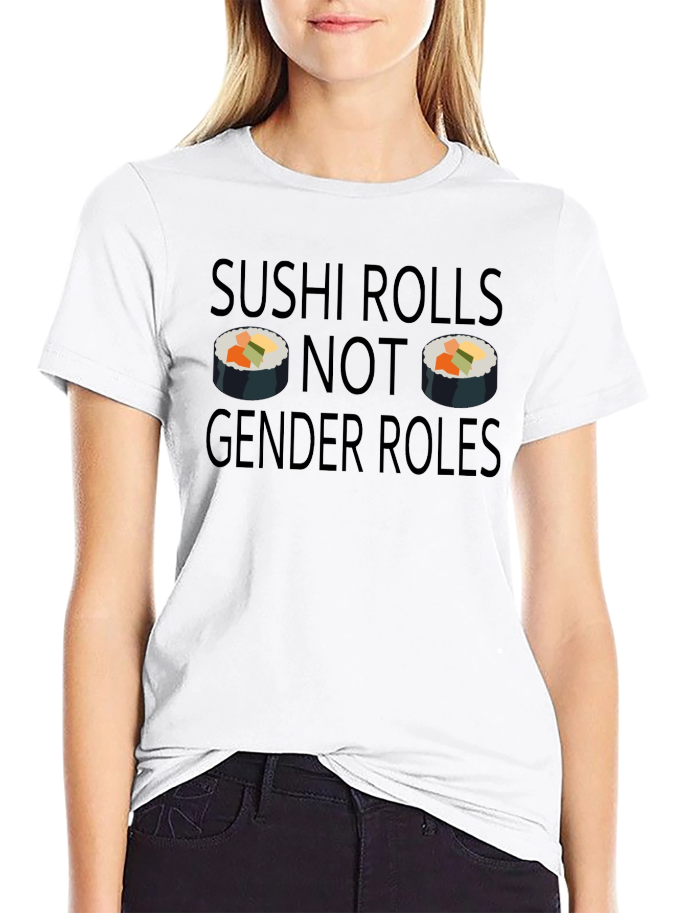 Sushi Rolls Not Gender Roles - Graphic Tee