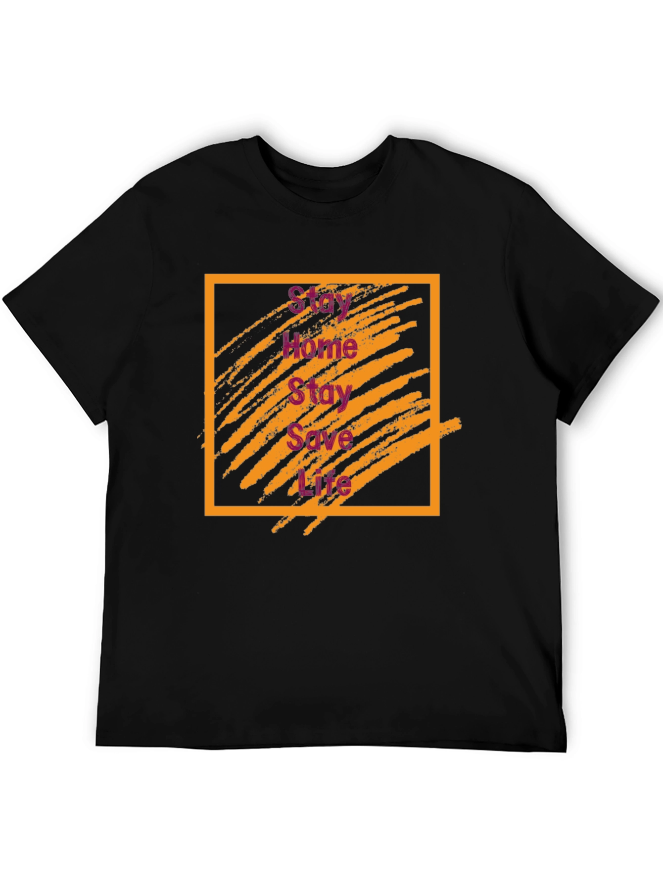 Stay Home Stay Safe Graphic Tee