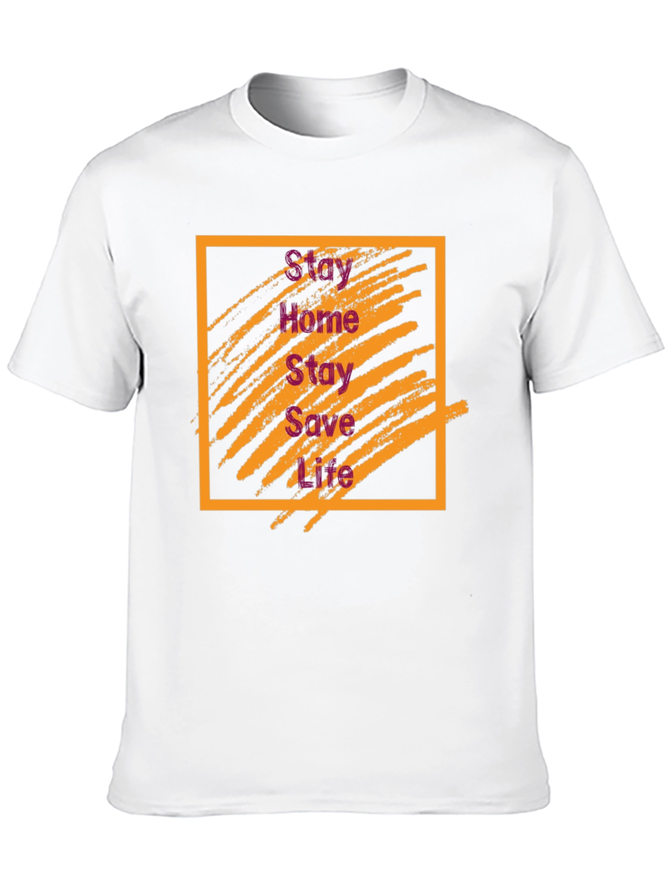 Stay Home Stay Safe Graphic Tee