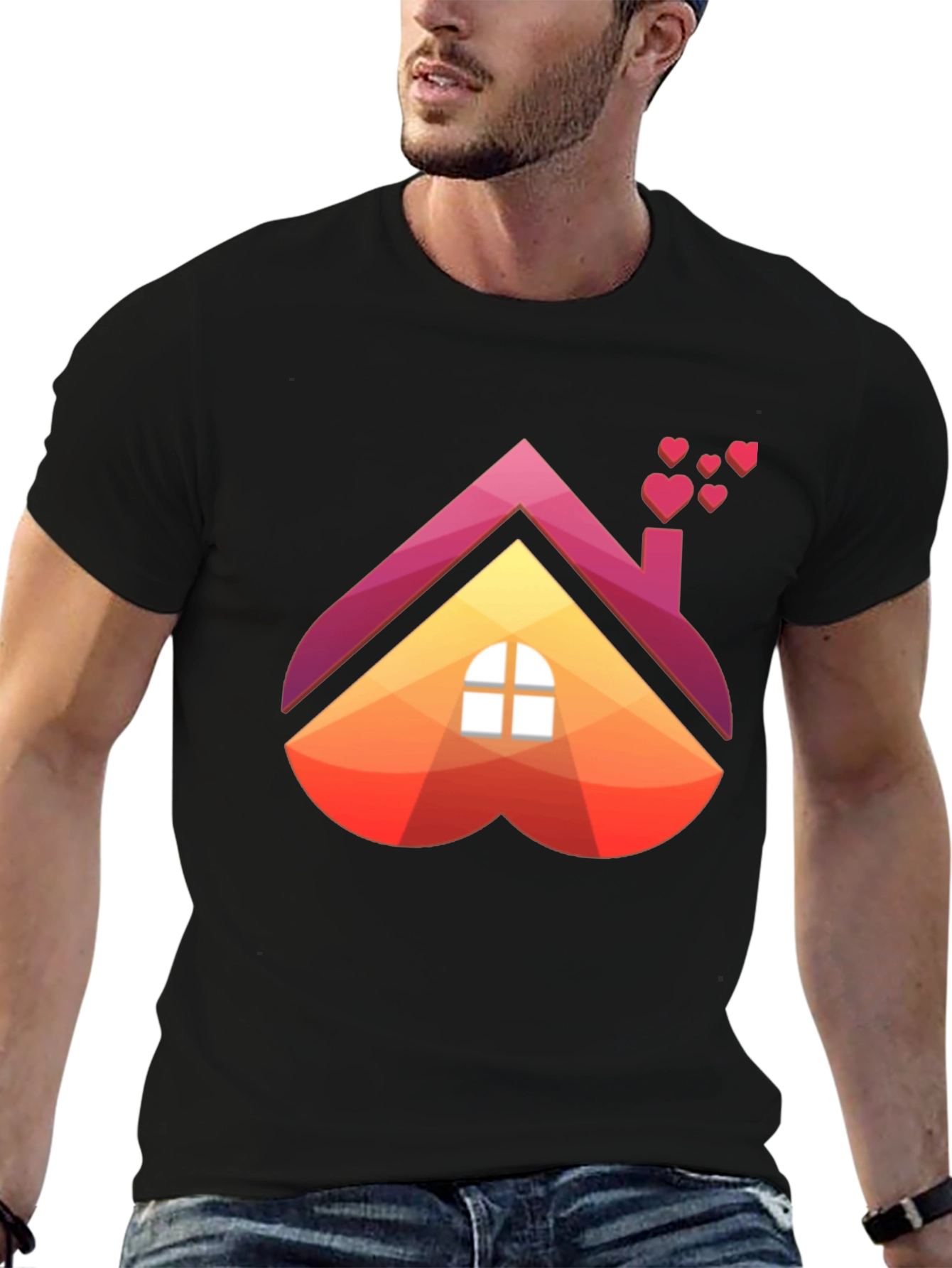 Heart House Graphic Tee - Love Where You Live!