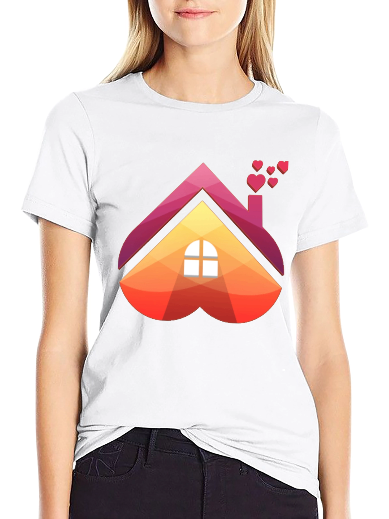 Heart House Graphic Tee - Love Where You Live!
