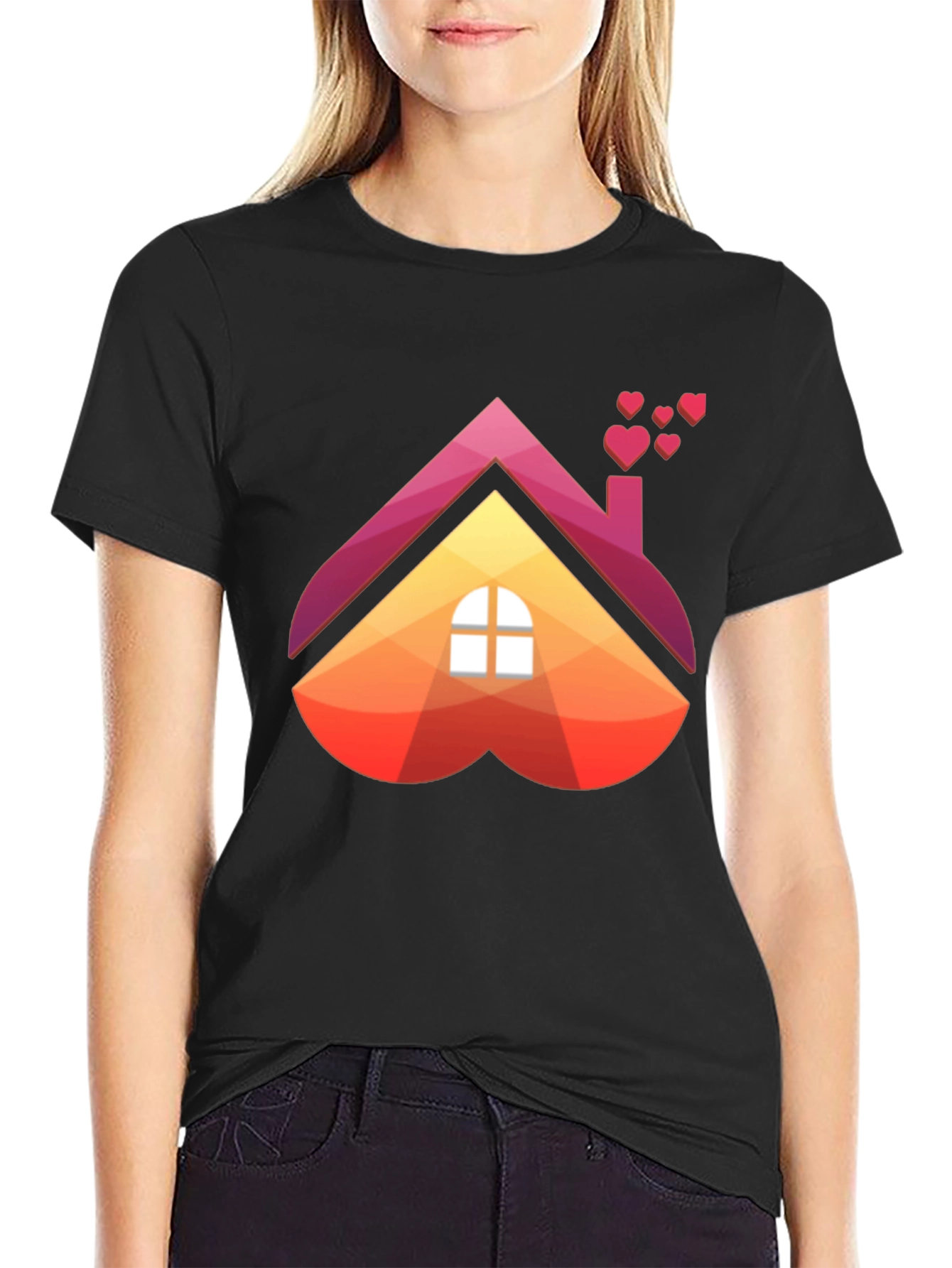 Heart House Graphic Tee - Love Where You Live!