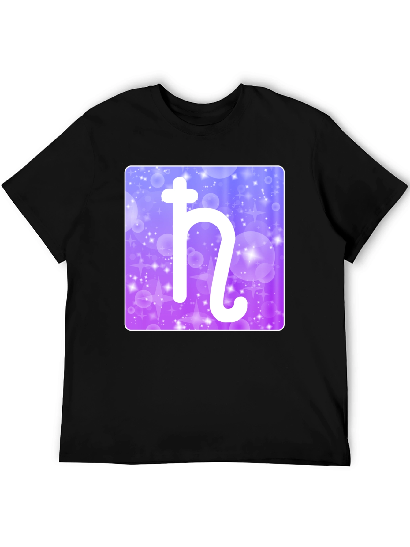 Planet Saturn Symbol Graphic T-Shirt