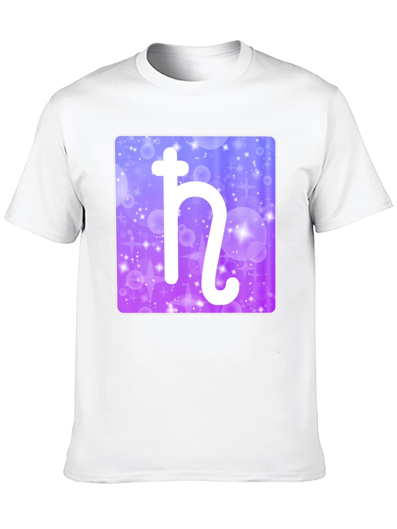 Planet Saturn Symbol Graphic T-Shirt