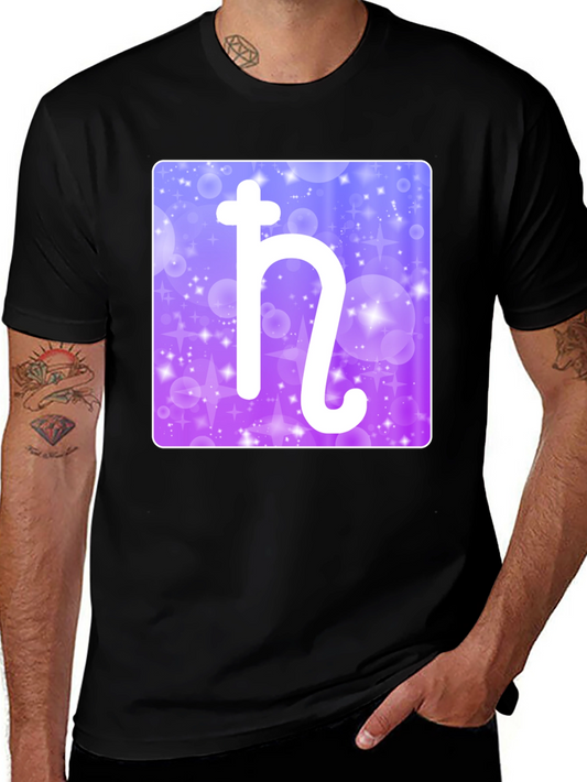 Planet Saturn Symbol Graphic T-Shirt