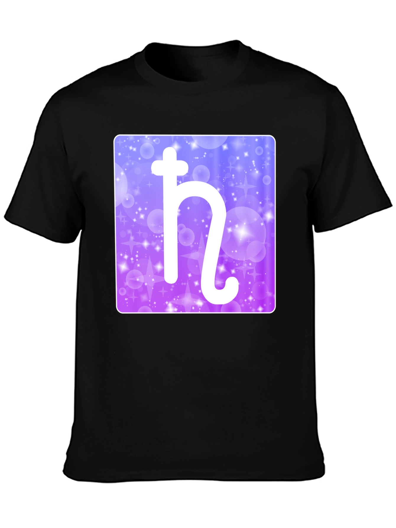 Planet Saturn Symbol Graphic T-Shirt