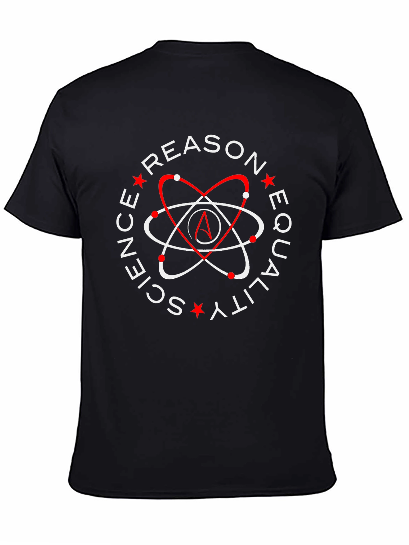 Atheist Symbol T-Shirt - Reason Science Equality Design