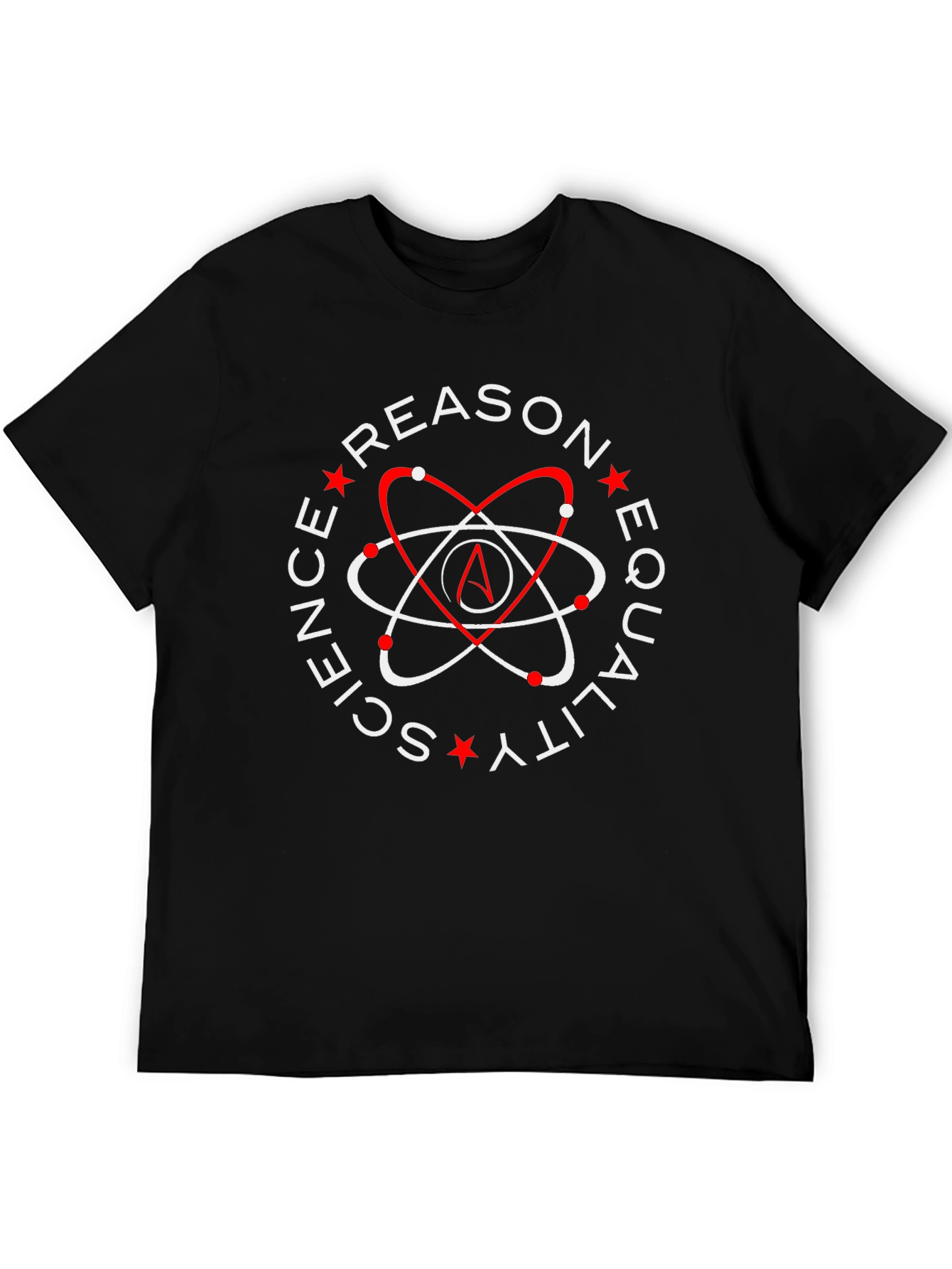 Atheist Symbol T-Shirt - Reason Science Equality Design