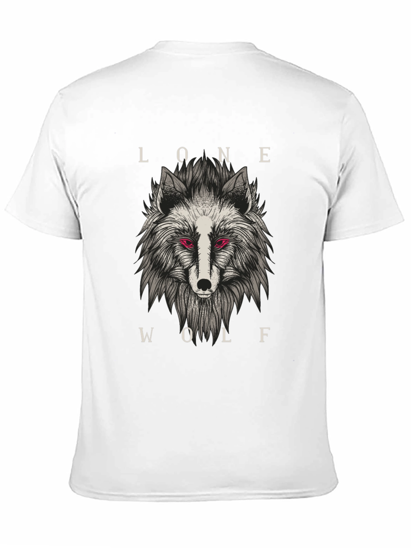 Lone Wolf Graphic Tee - Black