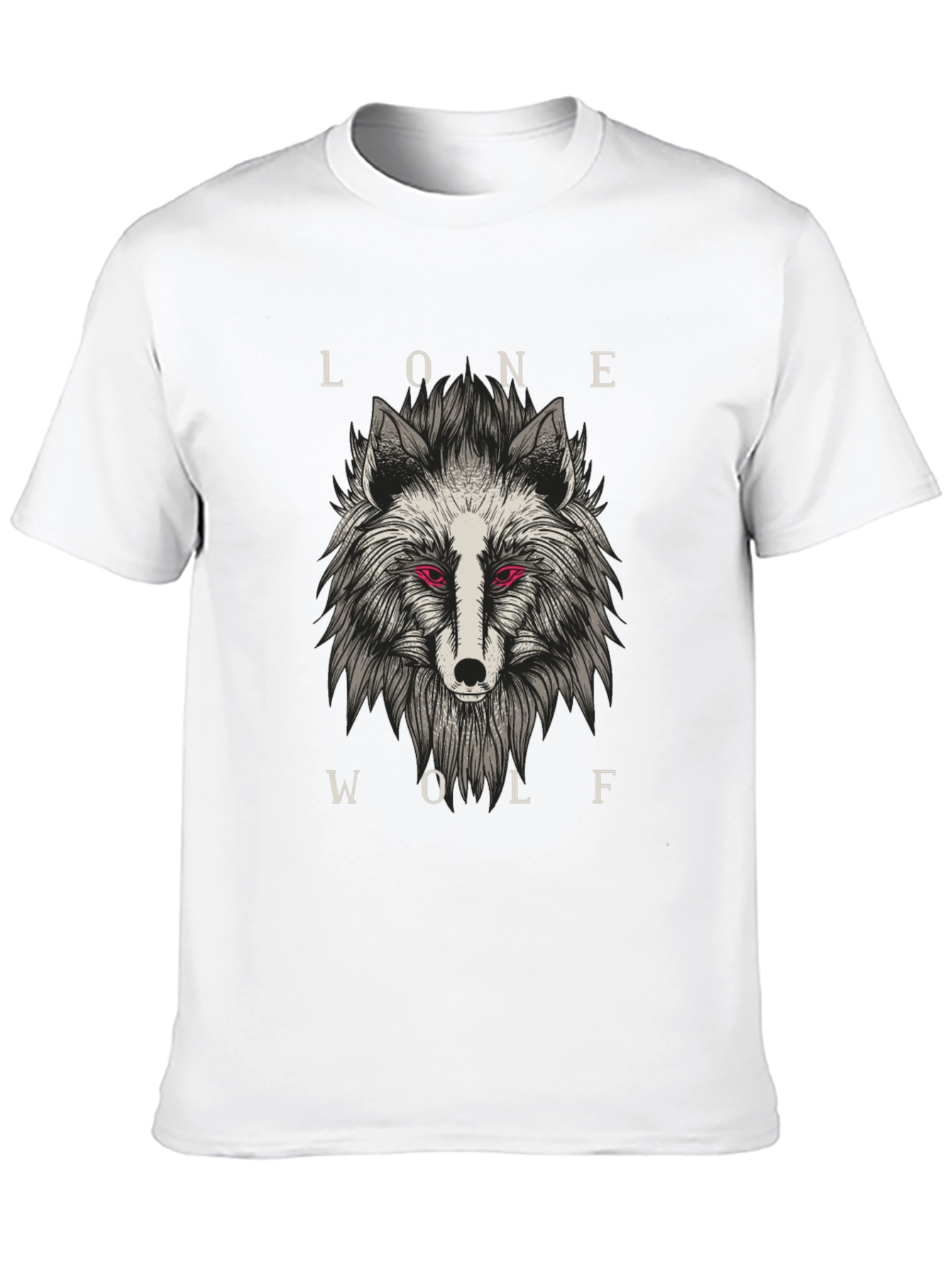Lone Wolf Graphic Tee - Black