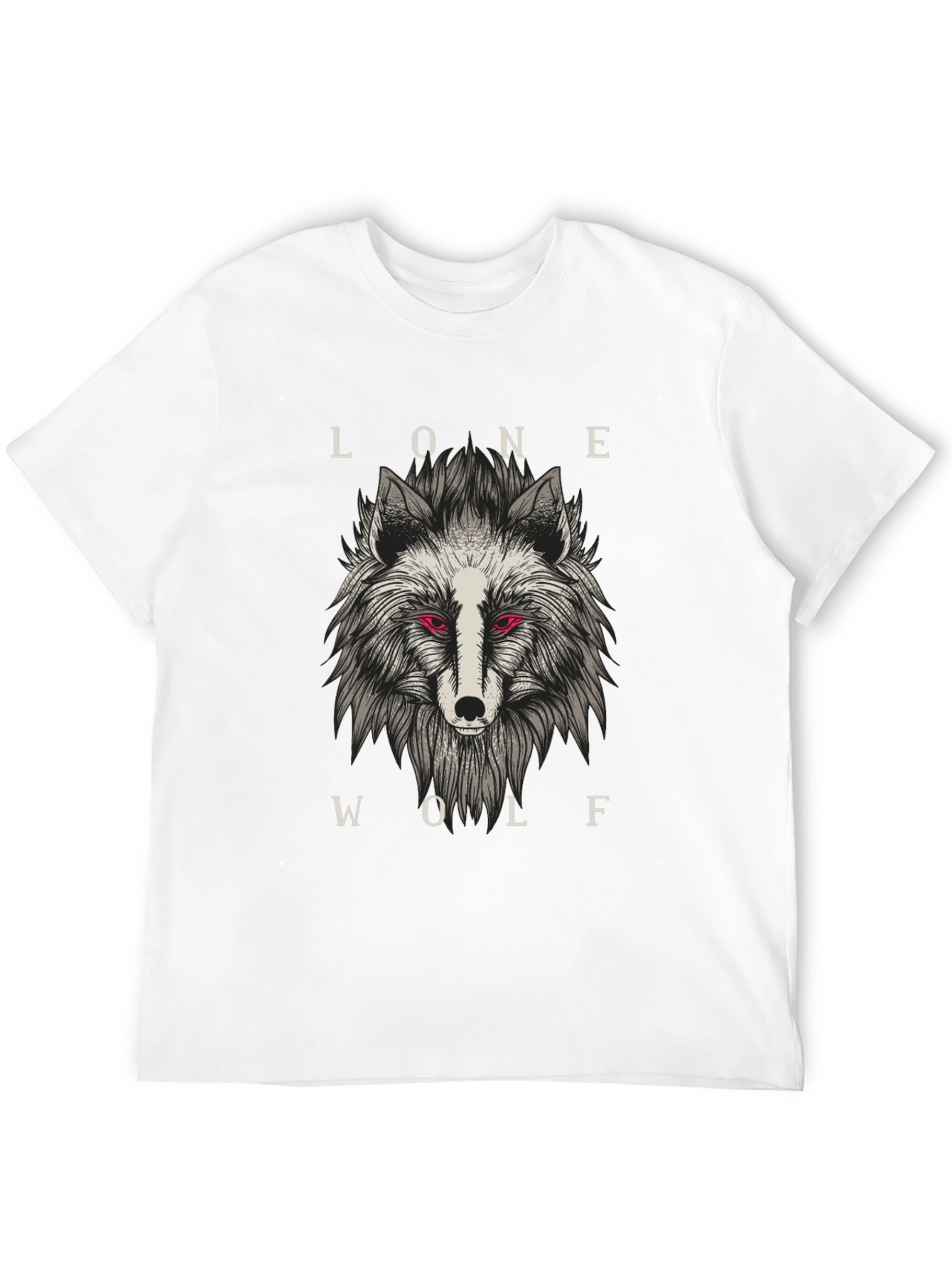 Lone Wolf Graphic Tee - Black
