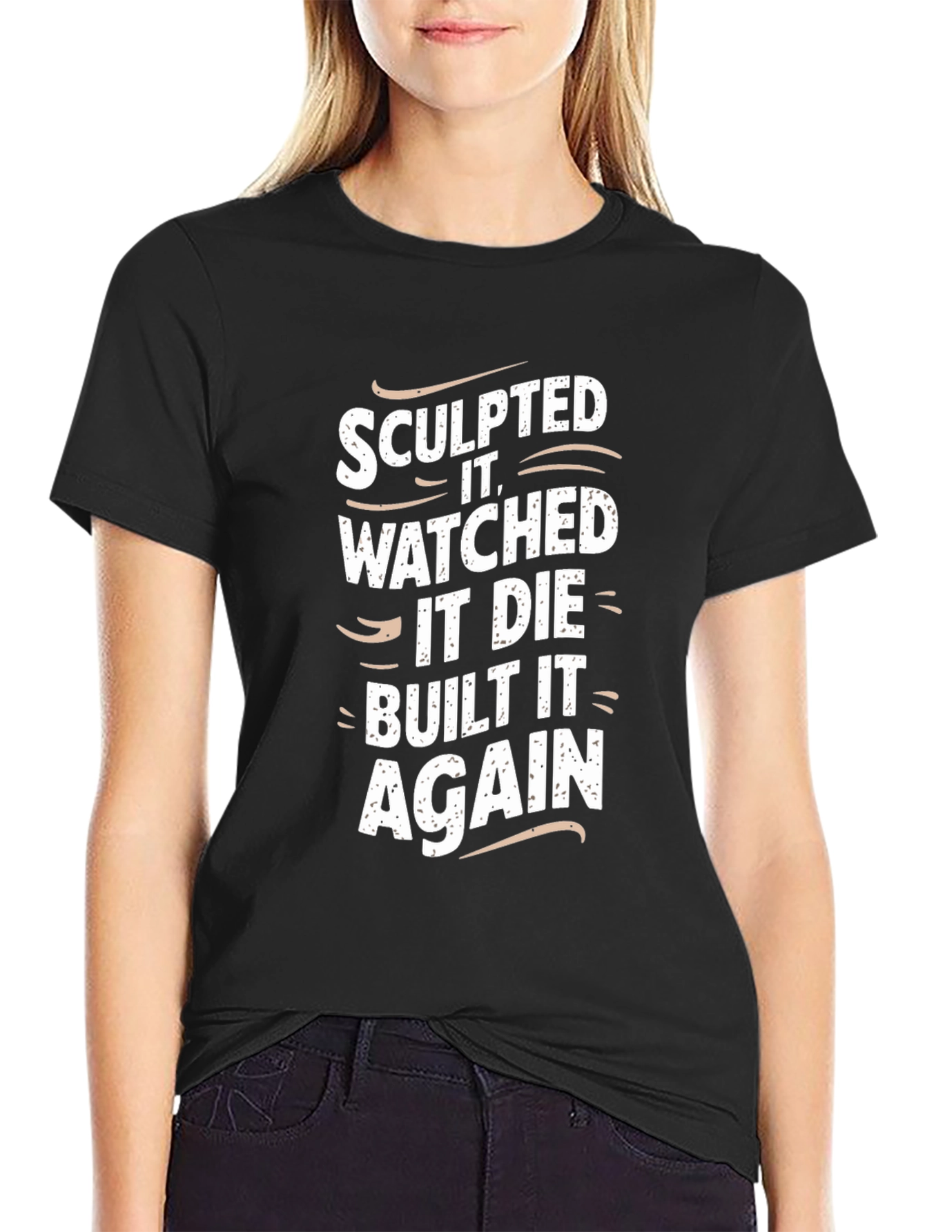 Sculpted It Mens Graphic T-Shirt